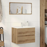 Bathroom Cabinet Artisan Oak 60x38.5x45 cm Engineered Wood 856244