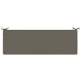2-Piece Bench Cushions SOEST 2 pcs 100% Polyester Grey 949449