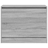 Shoe Cabinet Grey Sonoma 80x34x63 cm Engineered Wood 839964
