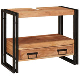 Vanity Cabinet Brown 71 x 33 x 58 cm Solid Acacia Wood 4102770