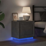 Bedside Cabinet 2 pcs Concrete Grey 44 x 34.5 x 45 cm 869569