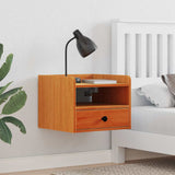 Bedside Table 2 pcs Wax Brown 38 x 36 x 29.5 cm Solid pine wood 873516