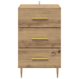Bedside Cabinet Artisan Oak 40 x 40 x 66 cm Engineered Wood 882108
