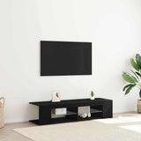 TV Cabinet Black Oak 135 x 39 x 30 cm Engineered Wood 862561