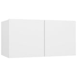 10 Piece TV Cabinet Set White Engineered Wood 3078724