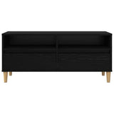 TV Cabinet Black Oak 100 x 34.5 x 44.5 cm Engineered Wood 881461