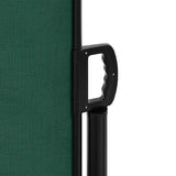 ZNTS Retractable Side Awning Dark Green 180x600 cm 4004650