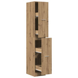 Apothecary Cabinet Artisian Oak 30x41x174.5 cm Engineered Wood 3309635