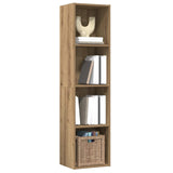 Book Cabinet/TV Cabinet Old Wood 36x30x143cm Engineered Wood 855812