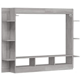 TV Cabinet Grey Sonoma 152x22x113 cm Engineered Wood 833728