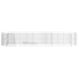 Gabion Raised Bed Galvanised Iron 600x100x100 cm 152049