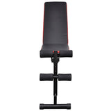 Adjustable Sit-up Bench with Barbell and Dumbbell Set 60.5 kg 275348