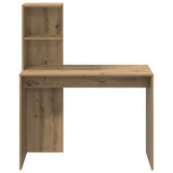 Desk with Shelf Artisan Oak 102 x 50 x 124 cm Engineered Wood 869361