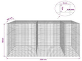 Gabion with 5 mm Wire and 5x5 cm Mesh 250x100x150 cm 3464375
