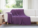 Throw Blankets 6 pcs Purple 200 x 150 cm Fleece 42017078