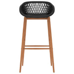 Bar Chairs 2 pcs Black 248152