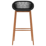 Bar Chairs 2 pcs Black 248152