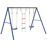 Outdoor Swing Set with Swings and Ladder 3283591