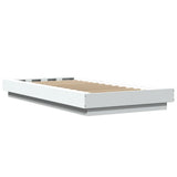 Bed Frame without Mattress White 75x190 cm Small Single 3281245