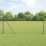 Hexagon Fence Grey 1.2 x 10 m Steel 42005497