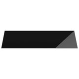 Table Top 4 pcs Black Tempered Glass 318763