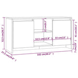 TV Cabinet White 102x37.5x52.5 cm Engineered Wood 809791