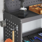 Tool Trolley Black 65 x 35 x 111 cm Cold-rolled Steel 874546