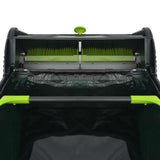 Lawn Sweeper Black and Green PP body Medium Height-Adjustable 142355