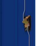 File Cabinet Light Grey and Blue 90x40x70 cm Steel 339726