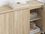 Side Cabinet Sonoma 96.5 x 30 x 75 cm Engineered Wood 886607
