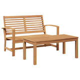 Garden Sofa Set Natural Solid teak wood 42006403
