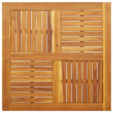 Table Top 90x90x2.2 cm Square Solid Wood Acacia 4004257