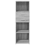 Highboard Grey Sonoma 40x42.5x124 cm Engineered Wood 846164
