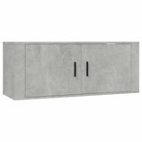 4 Piece TV Cabinet Set Concrete Grey Engineered Wood 3188602