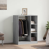 Wardrobe Grey Sonoma 77x48x102 cm Engineered Wood 840812
