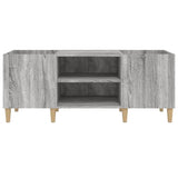 Record Cabinet Grey Sonoma 121x38x48 cm Engineered Wood 831931
