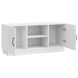 TV Cabinet High Gloss White 102 x 34.5 x 47 cm Engineered Wood 895389