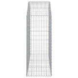 Arched Gabion Basket 150x50x120/140 cm Galvanised Iron 153456