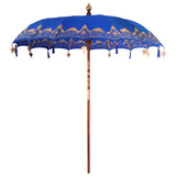 Balinese Parasol with Base 2 pcs Blue 3433023