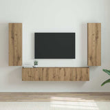 TV Wall Cabinet 2 pcs Artisian Oak 30 x 31 x 100 cm 892328