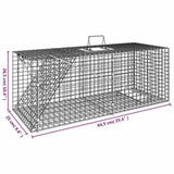 Animal Trap 64.5x25x26.5 cm Galvanised Iron 154933
