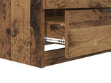 Bedside Cabinet 2 pcs Old Wood 45 x 39 x 50cm Engineered Wood 880507