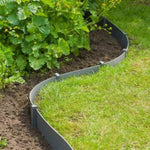 ZNTS Nature Garden Border Edging 15cmx40m 3mm Grey 442631