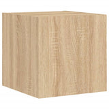 5 Piece TV Wall Units with LED Sonoma Oak Engineered Wood 3216827