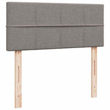 Box Spring Bed with Mattress Taupe 120x190 cm Fabric 3285831