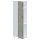 Kitchen Cupboard Kalmar Concrete Grey Engineered Wood 853631