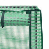 Raised Bed with Greenhouse Cover Rattan Look 160x40x138 cm 4015844