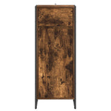 Bathroom Cabinet Smoke Oak 40 x 30 x 100 cm Engineered Wood 886500
