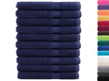 Premium Towels "SOLUND" 10 pcs Navy Blue 100x200 cm 600 gsm 137271