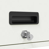 Wall Cabinet for Garage with Gas-lift Door White 883261